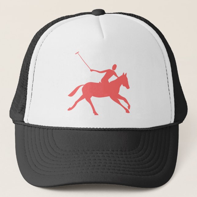 Polo - Tropical Pink Trucker Hat (Front)