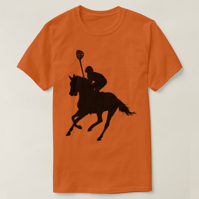 Polocrosse Player T-Shirt (Design Front)