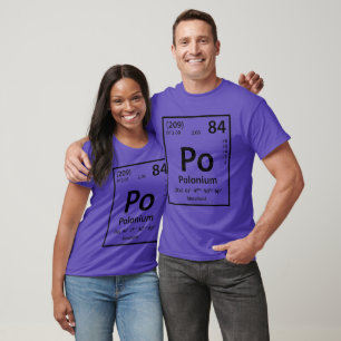 Polonium Element (black) T-Shirt