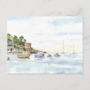 'Polruan Castle' Postcard