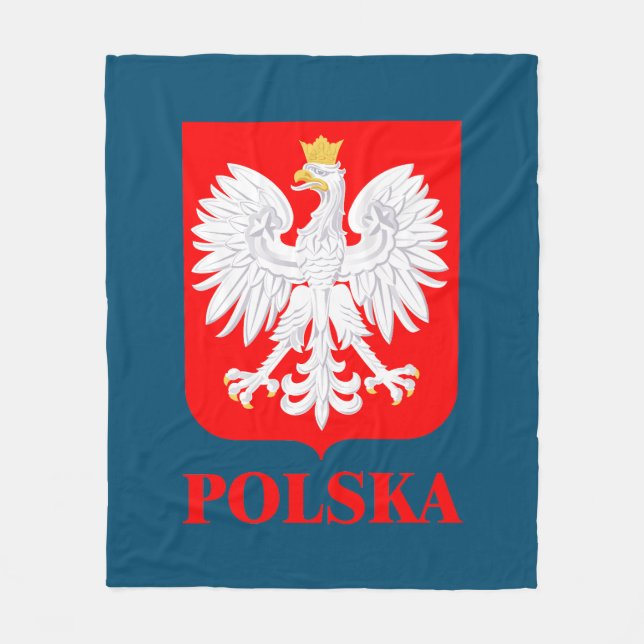 Polska 2 fleece blanket (Front)