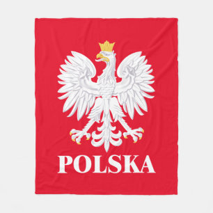 Polska 3 fleece blanket