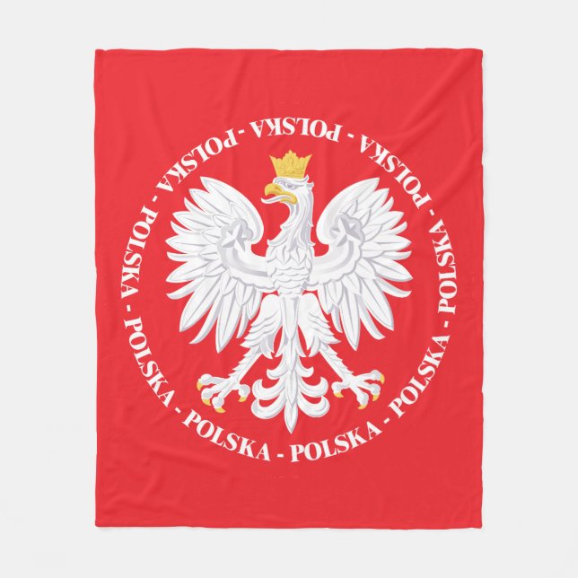 Polska 4 fleece blanket (Front)