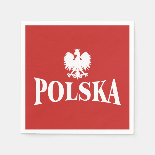 Polska Eagle Bar Napkins (Front)