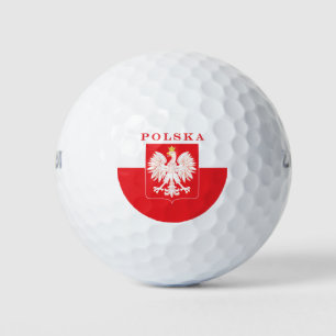 Polska Eagle Red Shield Golf Balls