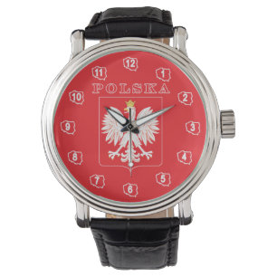 Polska Eagle Red Shield Watch