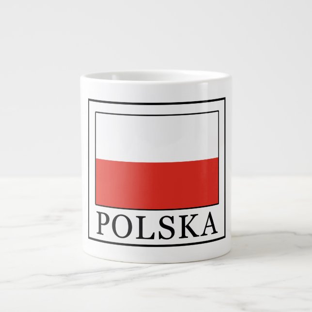 Polska Large Coffee Mug (Front)