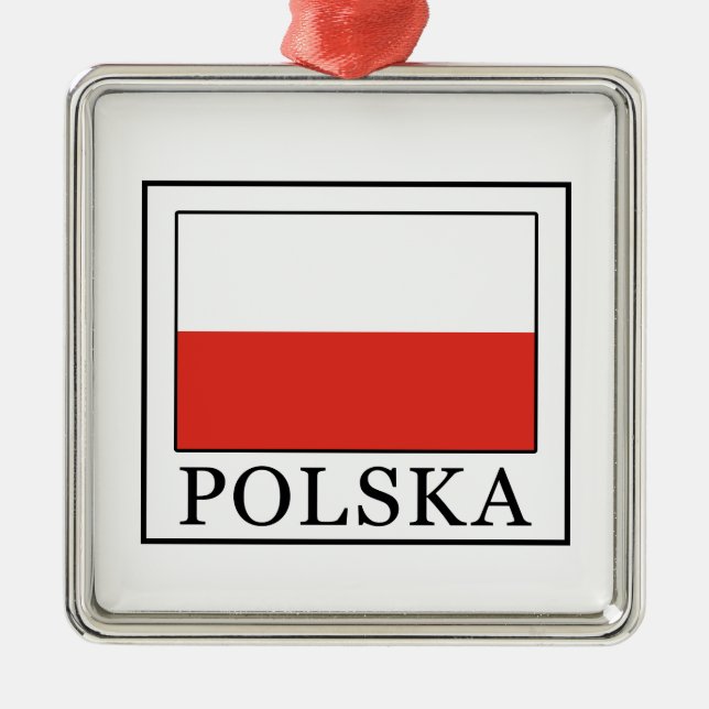 Polska Metal Tree Decoration (Front)