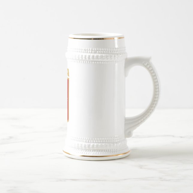 Polska (Poland) COA Beer Stein (Right)