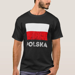 Polska Poland Flag Polish Eagle Polish Roots Polis T-Shirt