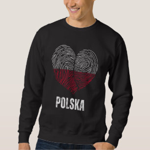 Polska Poland Flag Polish Flag Polska DNA Polska H Sweatshirt