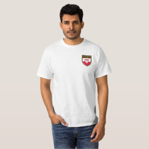 Polska / Poland Flag Shield & Emblem T-Shirt