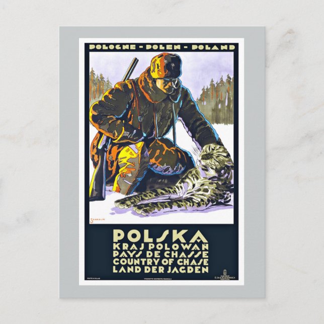 Polska Poland Vintage Travel Postcard (Front)