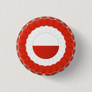 Polska Polish Poland Independence Day Cotillion 3 Cm Round Badge