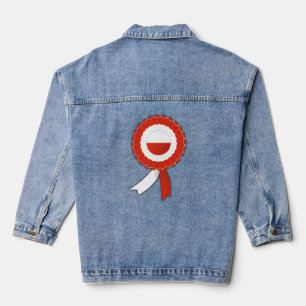 Polska Polish Poland Independence Day Cotillion Denim Jacket