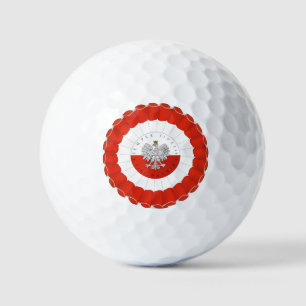 Polska Polish Poland Independence Day Cotillion Golf Balls