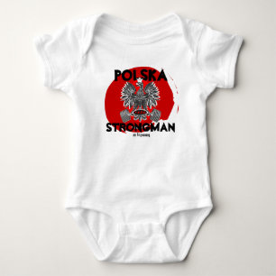 POLSKA STRONGMAN in Training Baby Bodysuit