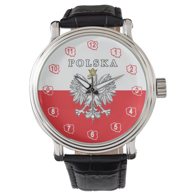 Polska With Polish Eagle Watch (Front)