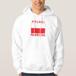 Polski American Flag Hoodie