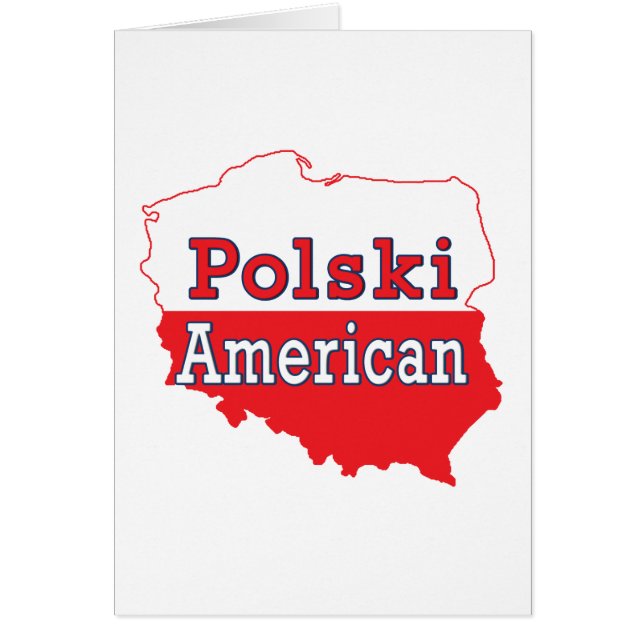 Polski American Map (Front)