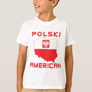 Polski American Map T-Shirt