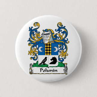 Polunin Family Crest 6 Cm Round Badge