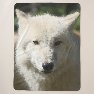 Poly Animals - Wolf Sherpa Blanket
