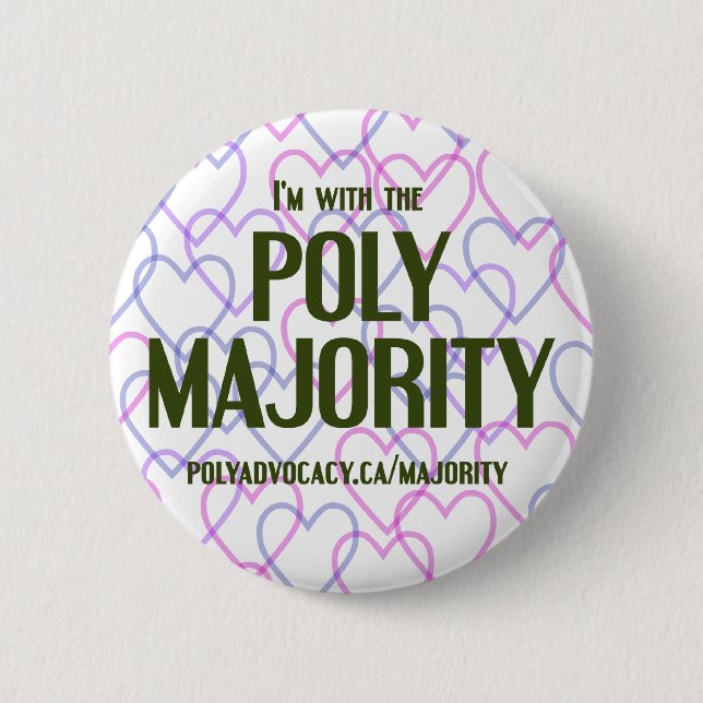 Poly Majority Button 2.25" (Front)