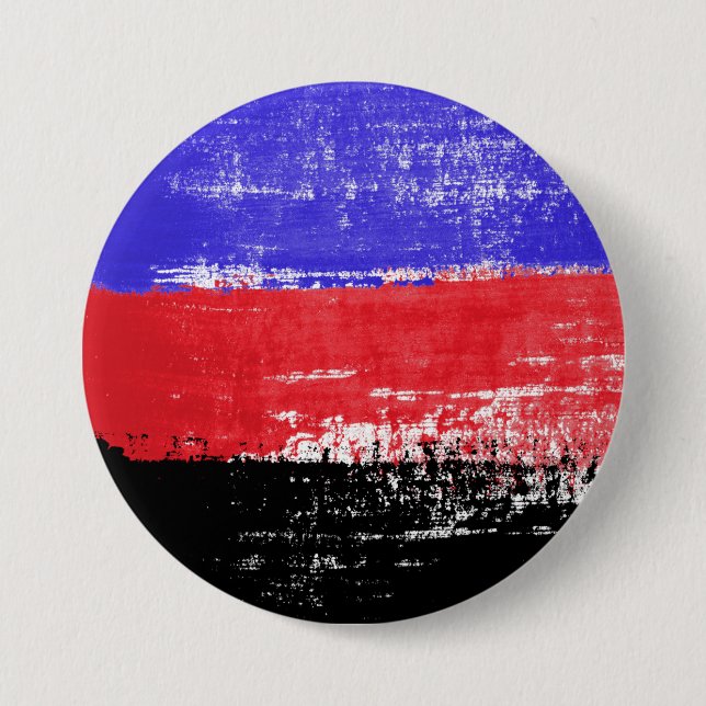 Polyamorous Pride Paint 7.5 Cm Round Badge (Front)