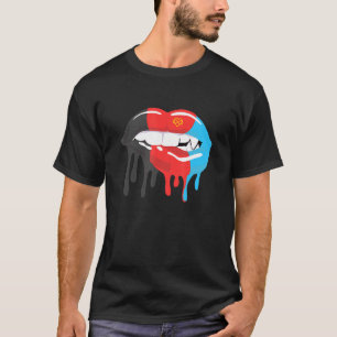 Polyamory Flag Mouth Poly Pride Lgbtq Lips T-Shirt