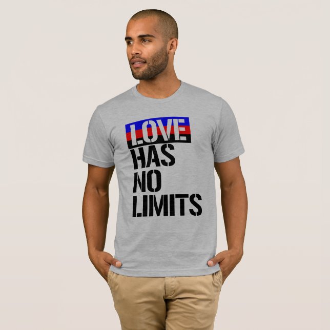 Polyamory - Love has no limits - - LGBTQ Rights - T-Shirt (Front Full)