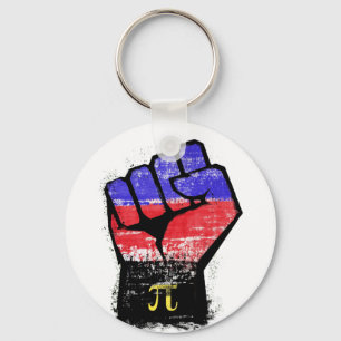 Polyamory Pride Fist Key Ring