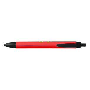Polyamory Pride Flag Black Ink Pen