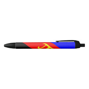 Polyamory Pride Flag Blue Ink Pen