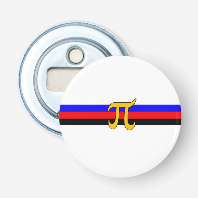Polyamory Pride Flag Bottle Opener (Front)