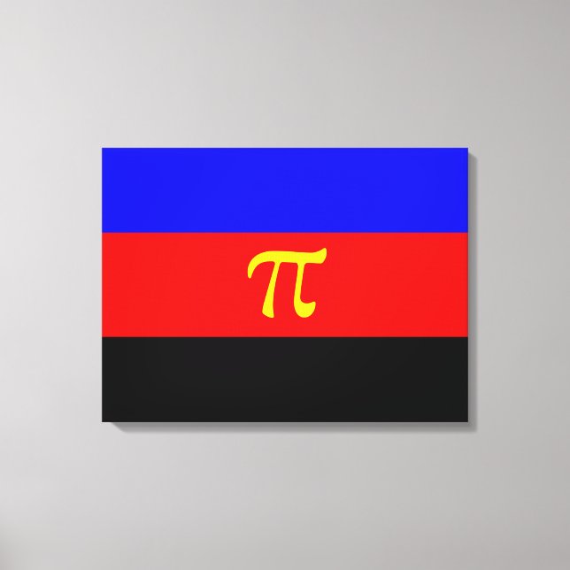 Polyamory Pride Flag Canvas Print (Front)