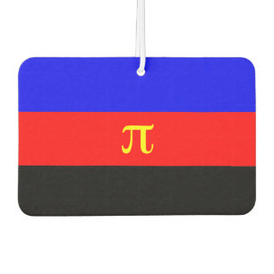 Polyamory Pride Flag Car Air Freshener