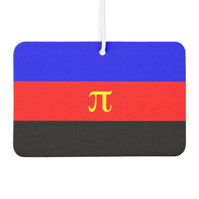 Polyamory Pride Flag Car Air Freshener (Front)