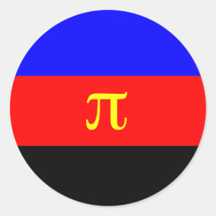 Polyamory Pride Flag Classic Round Sticker
