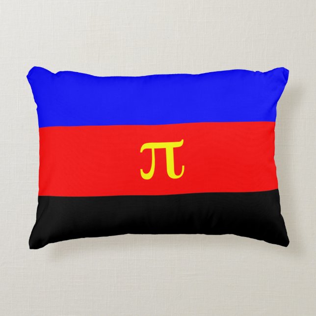 Polyamory Pride Flag Decorative Cushion (Front)