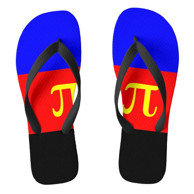 Polyamory Pride Flag Jandals (Footbed)