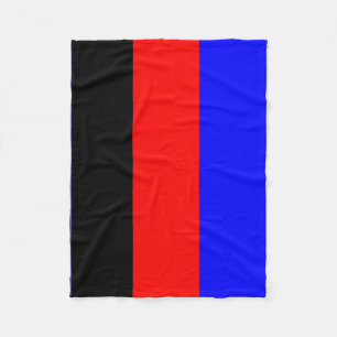 Polyamory Pride Flag Stripes Fleece Blanket