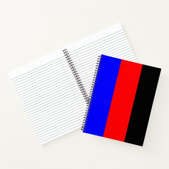 Polyamory Pride Flag Stripes Notebook (Inside)