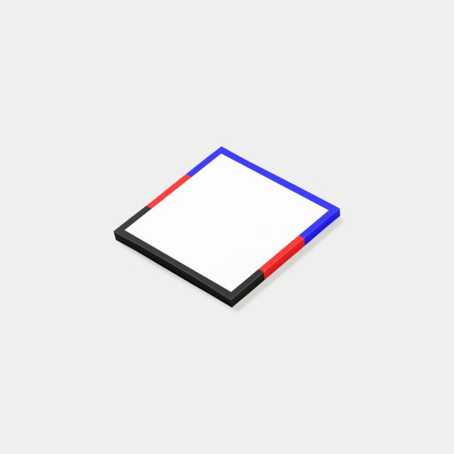 Polyamory Pride Flag Stripes Post-it Notes (Angled)