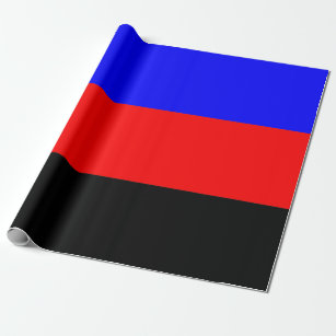 Polyamory Pride Flag Stripes Wrapping Paper