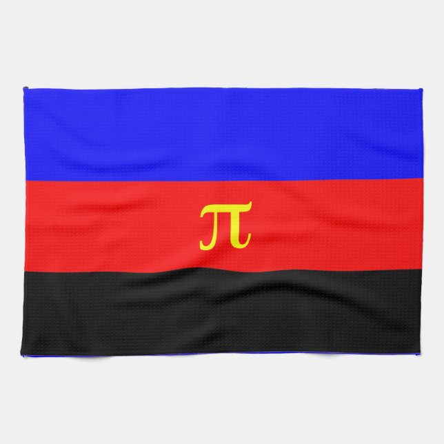 Polyamory Pride Flag Tea Towel (Horizontal)
