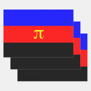 Polyamory Pride Flag Wrapping Paper Sheet