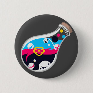 Polyamory Pride Potion Button