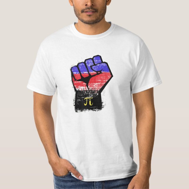 Polyamory Pride Protest Fist T-Shirt (Front)