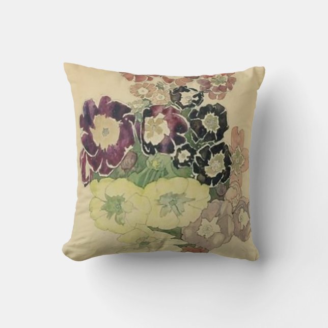 Polyanthus Walberswick by Charles Mackintosh Cushion (Front)